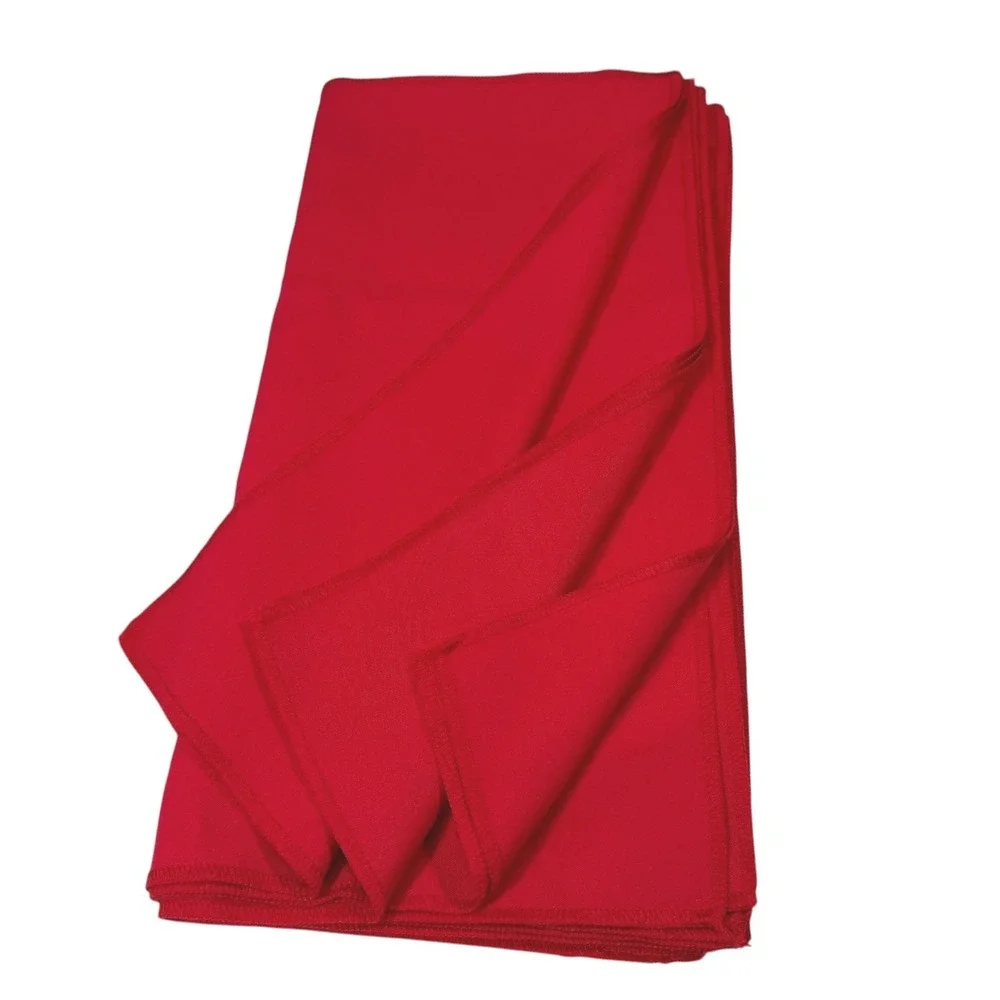 19x19 Red Cloth Napkins Set of 10 Square Table Linens Holiday Dining Hosting